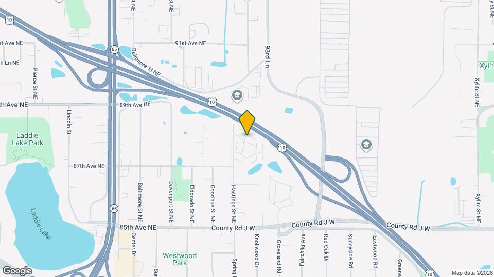 8827 Hastings Cir NE Mapa y Detalles de la Ubicación