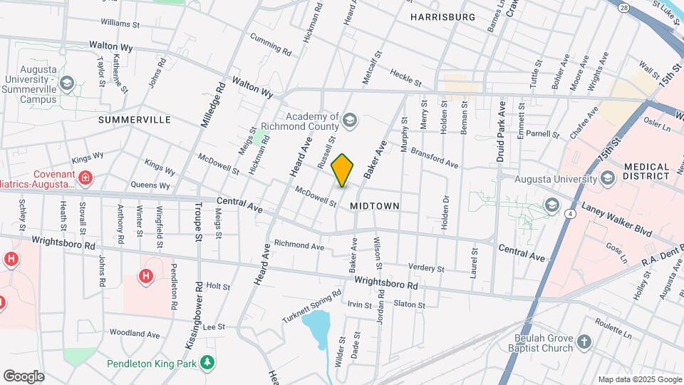 1007 Hogan St Map and Location Details