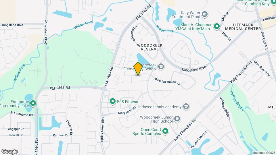 26407 Wooded Hollow Ln Map and Location Details