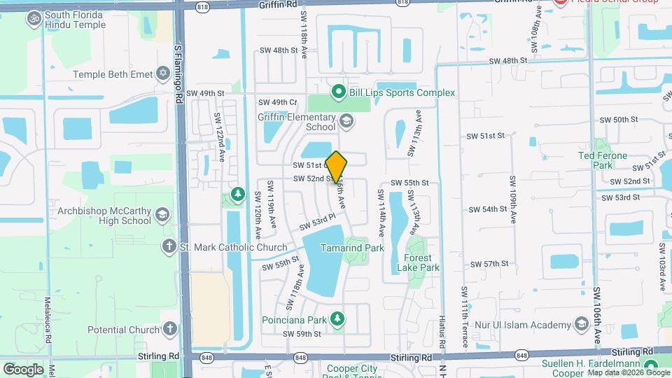 5225 SW 116th Ave Map and Location Details