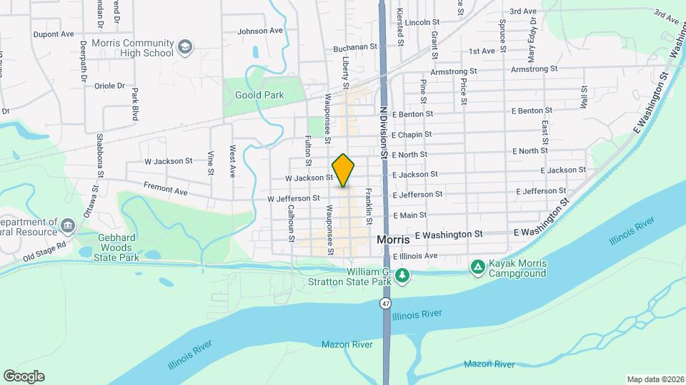 404 Liberty St Map and Location Details