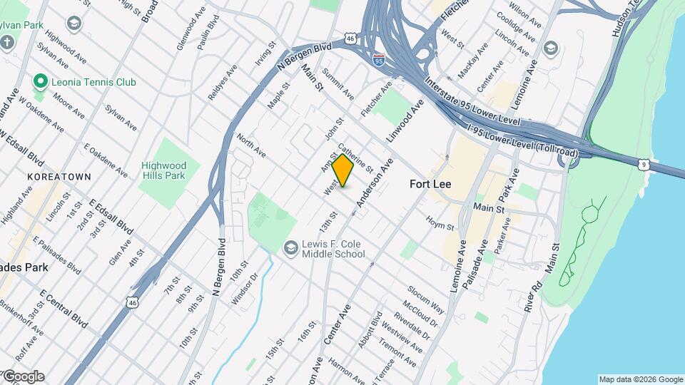 1575 Center St Map and Location Details