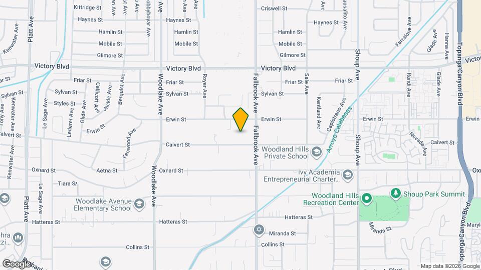 22841 Calvert St Map and Location Details