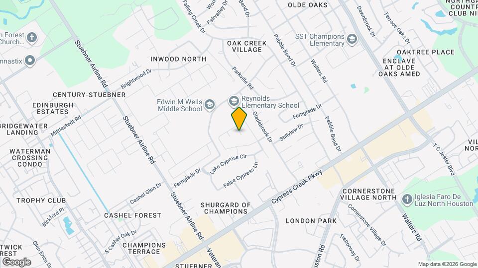 14315 Cedar Pine Ct Map and Location Details