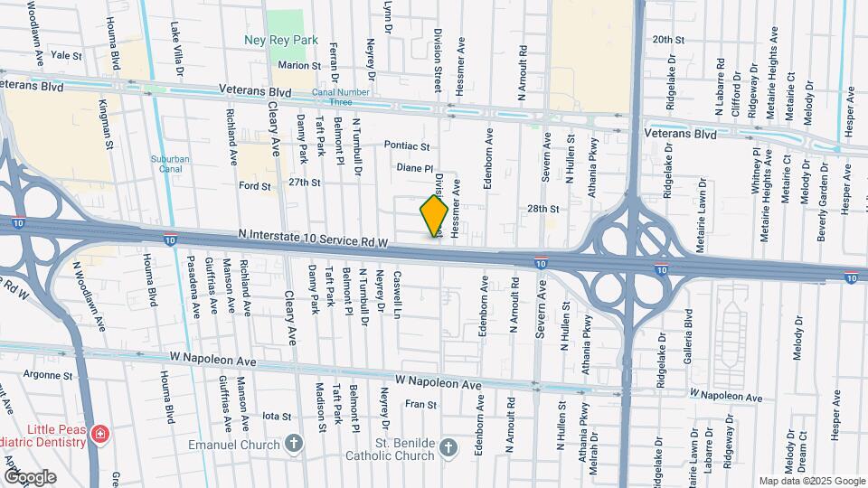 2600 Division St Mapa y Detalles de la Ubicación