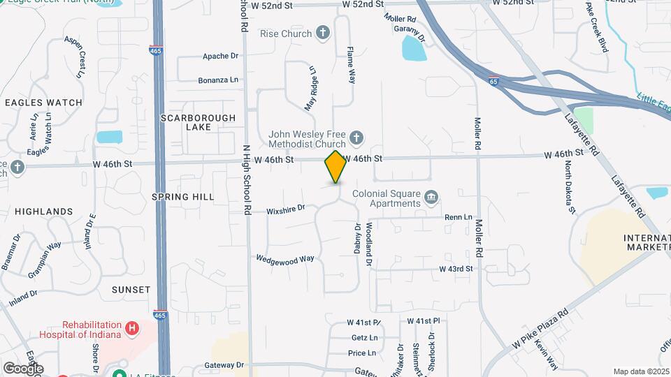 5921 Wixson Ct Map and Location Details
