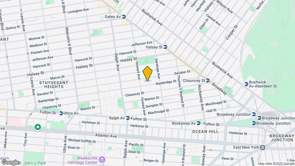 447 Bainbridge St Map and Location Details