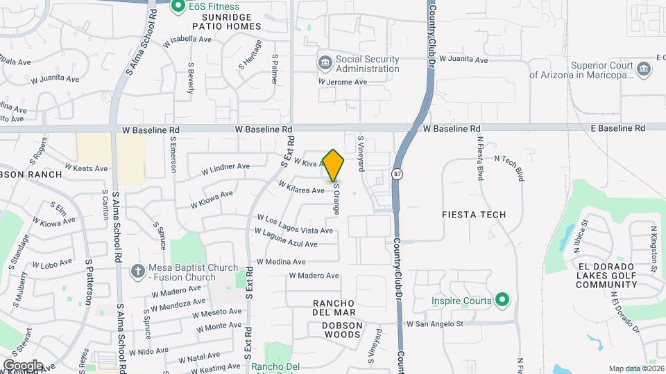 552 W Kilarea Ave Map and Location Details