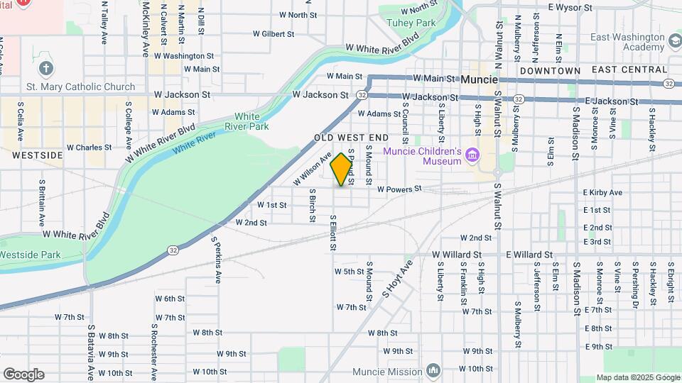 915 W Powers St Map and Location Details