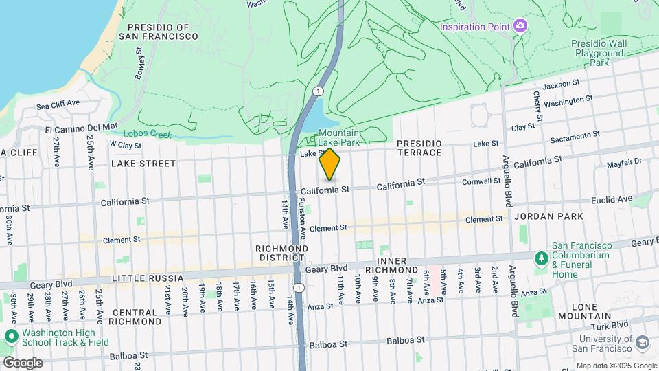 4912 California St Map and Location Details
