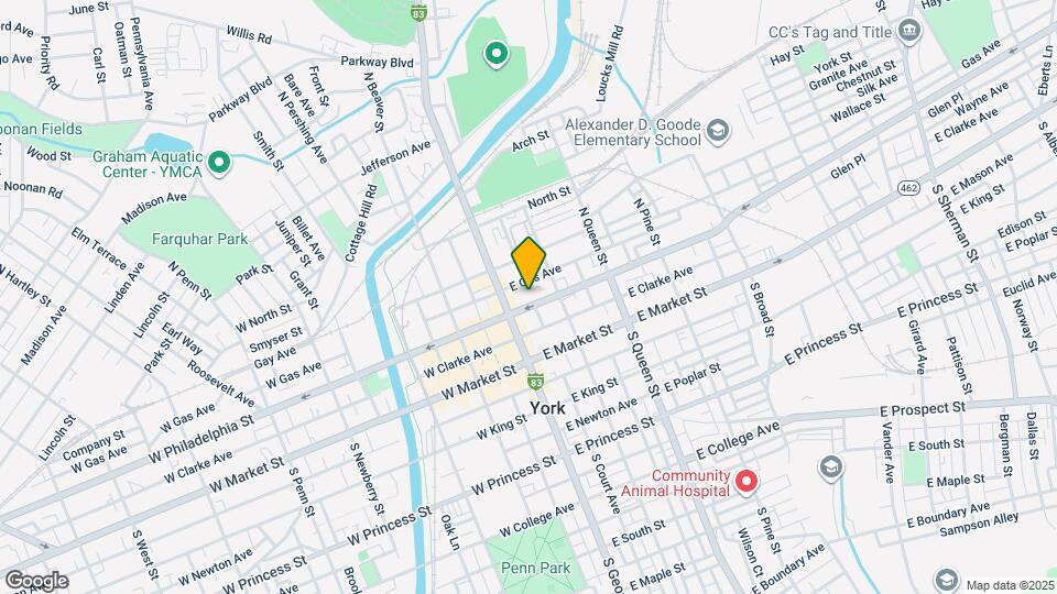 27 E Philadelphia St Map and Location Details