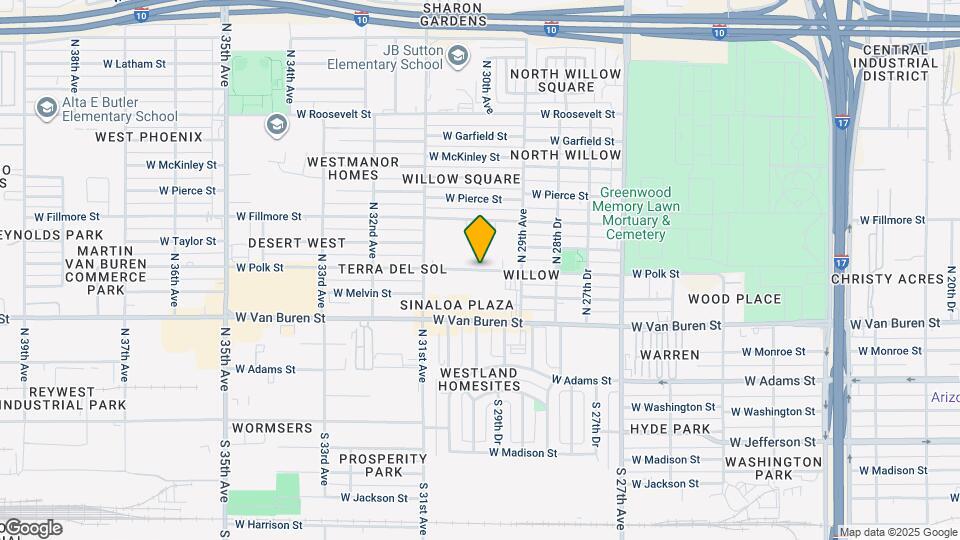 2939 W Polk St Map and Location Details