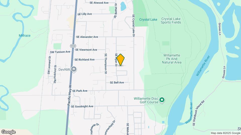 950 SE Marion Ave Map and Location Details