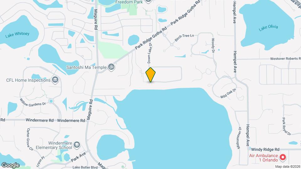 10577 Down Lakeview Cir Map and Location Details