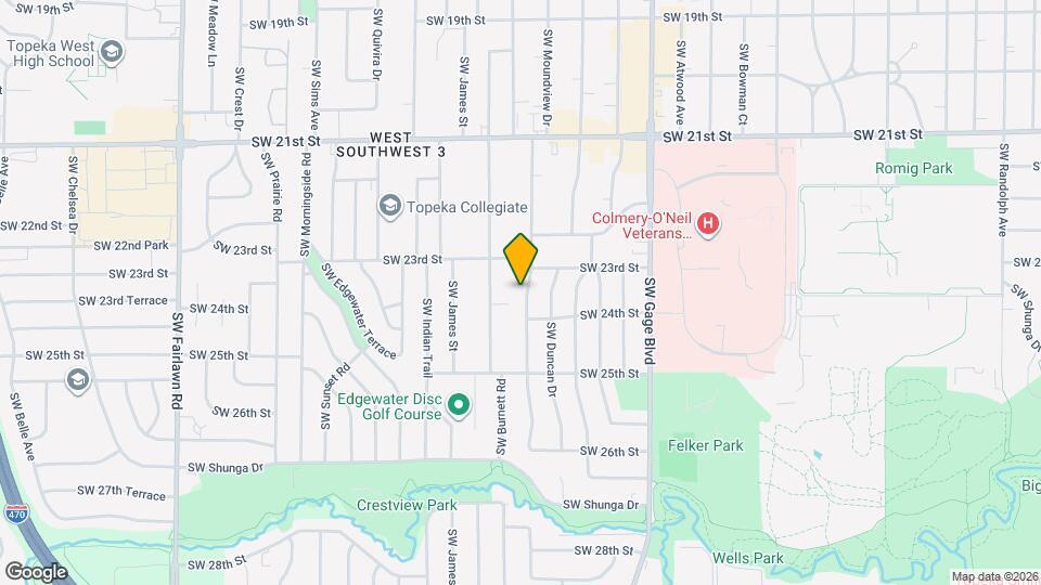 2325 SW Moundview Dr Map and Location Details