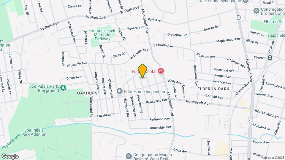 187 Elmwood Rd Map and Location Details
