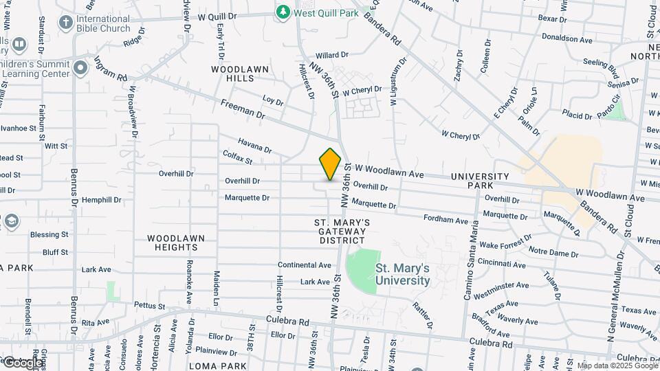 522 Overhill Dr Mapa y Detalles de la Ubicación