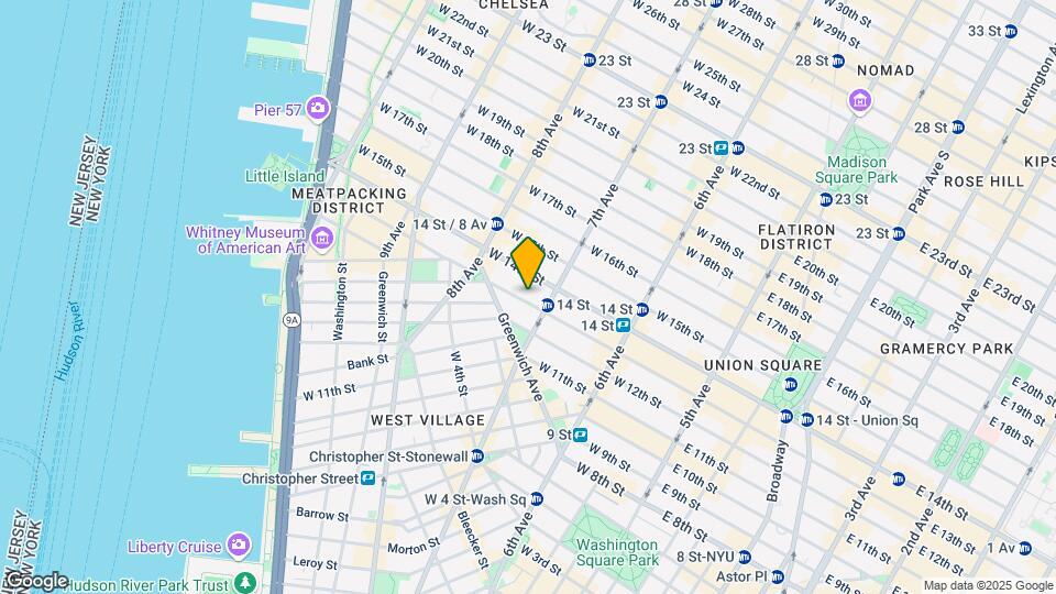 209 W 13th St Mapa y Detalles de la Ubicación