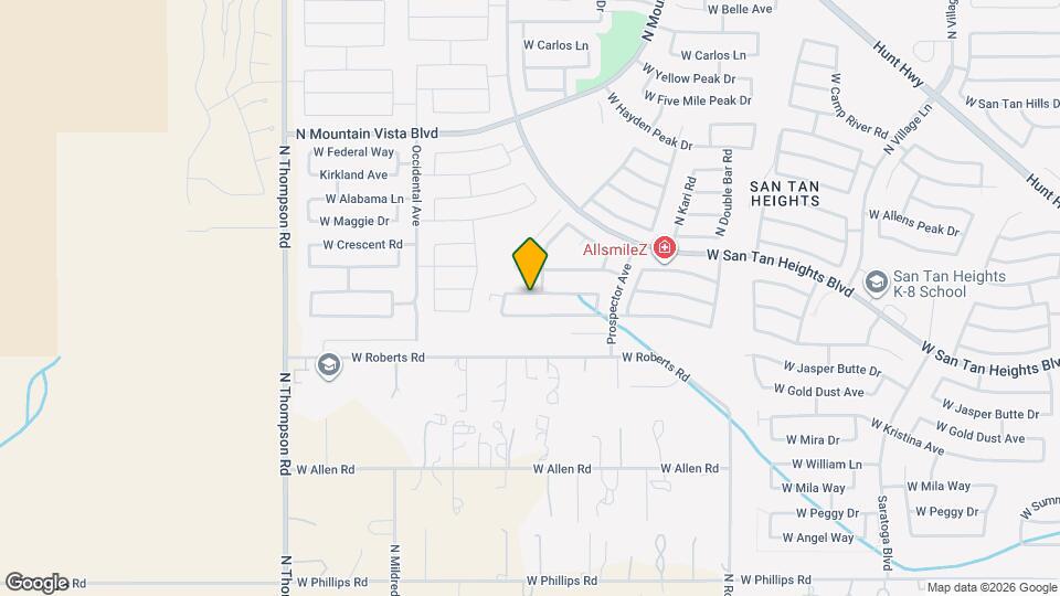 3849 W South Butte Rd Map and Location Details