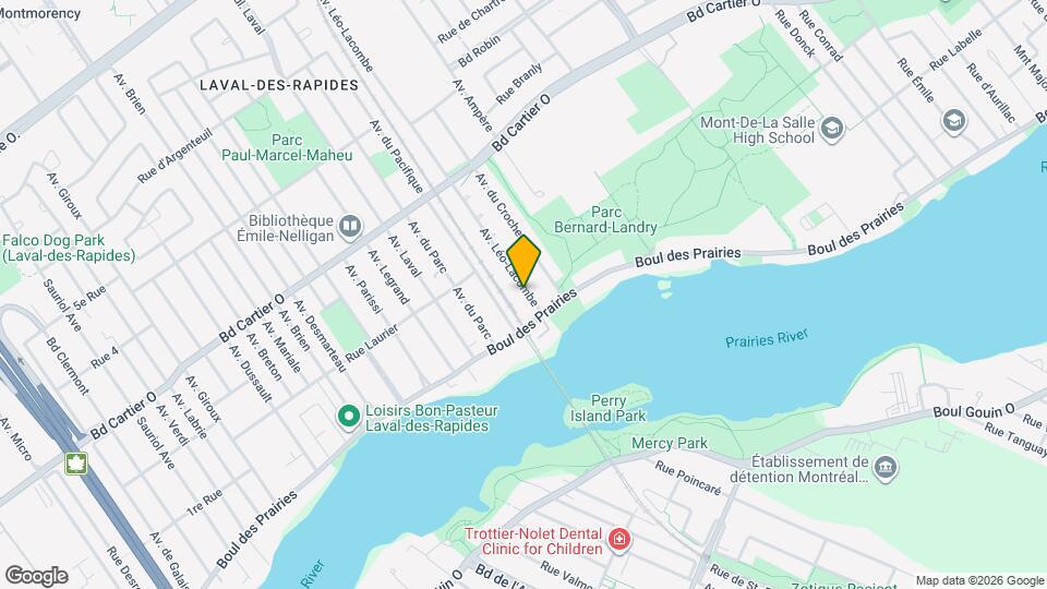 80 Léo-Lacombe Av Map and Location Details