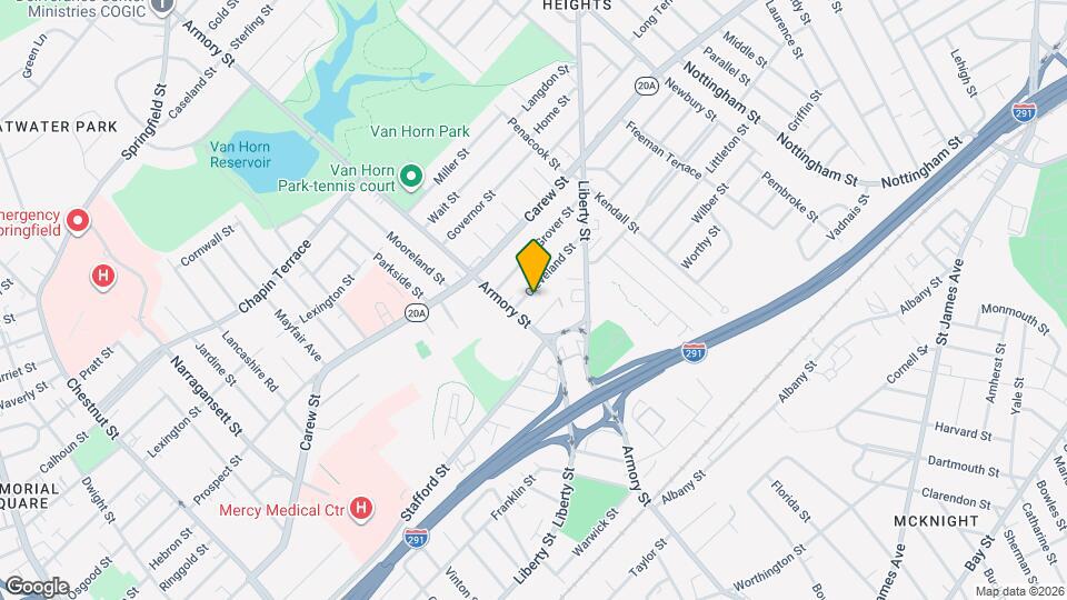 23-25-25 Cleveland St Map and Location Details