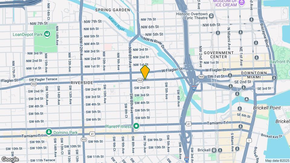 666 SW 1st St Map and Location Details