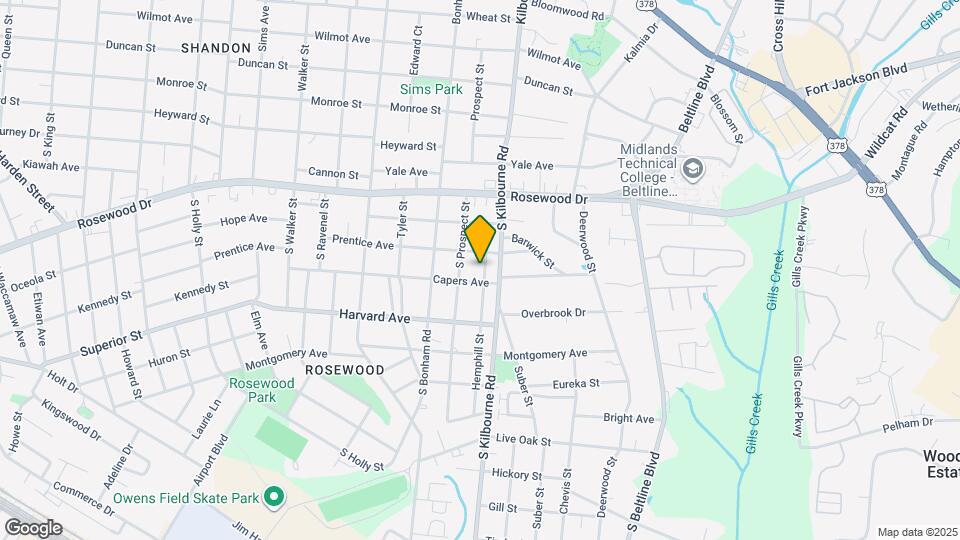 407 Hemphill St Map and Location Details