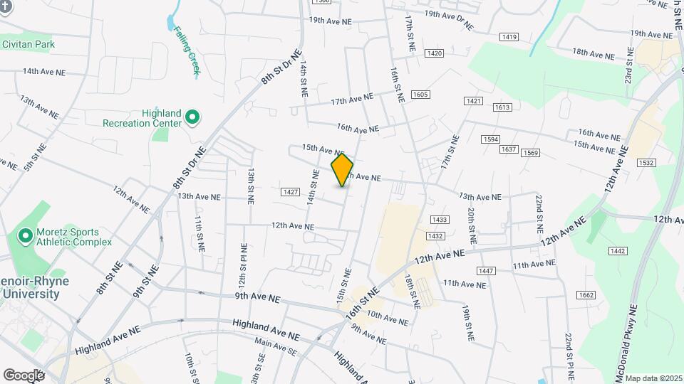 1325 14th St Dr NE Map and Location Details