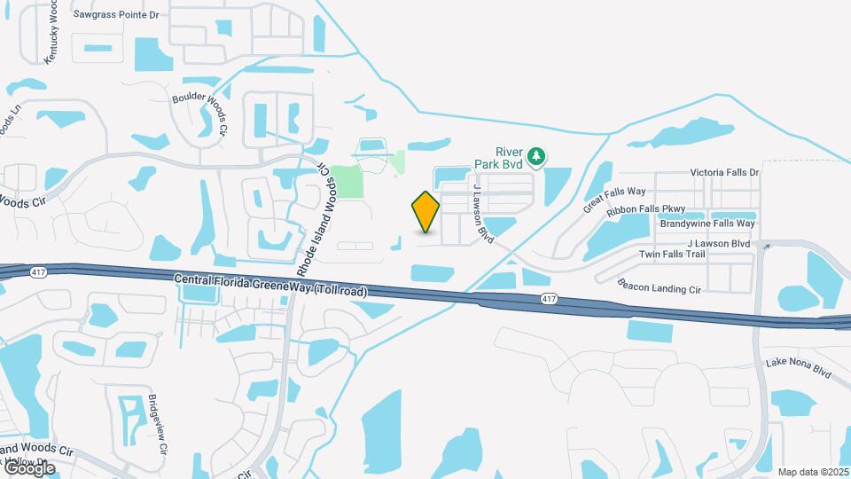 1529 Whitewater Falls Dr Mapa y Detalles de la Ubicación