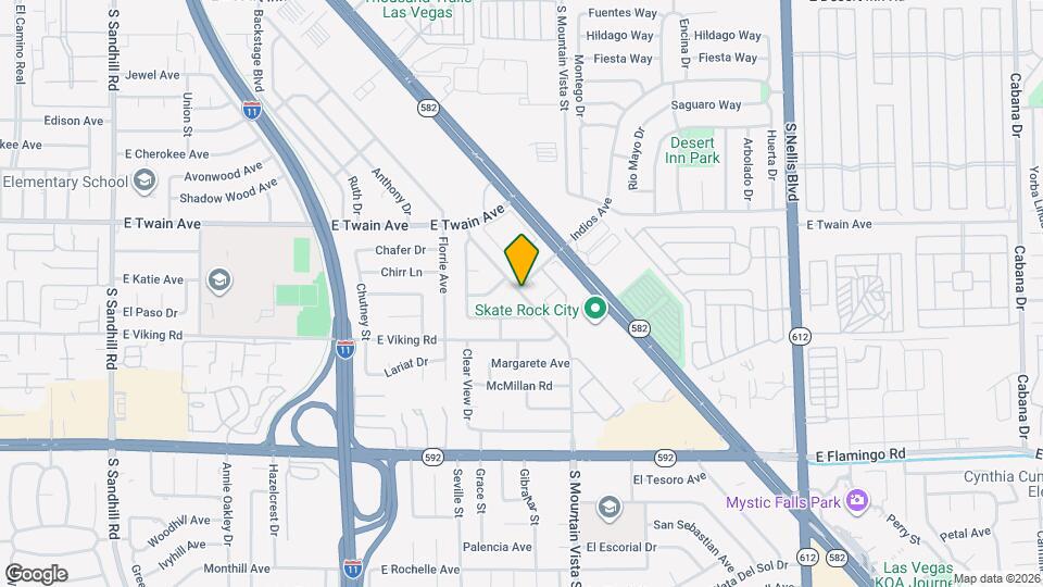 Saratoga Palms Apartment Map and Location Details