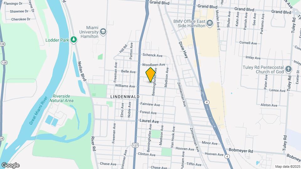 680 Williams Ave Map and Location Details