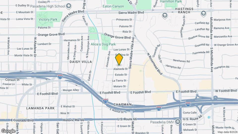 426 Santa Paula Ave Mapa y Detalles de la Ubicación