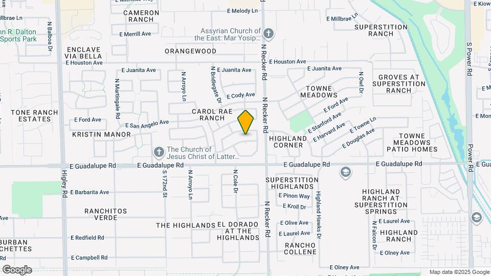 3922 E Harvard Ave Mapa y Detalles de la Ubicación