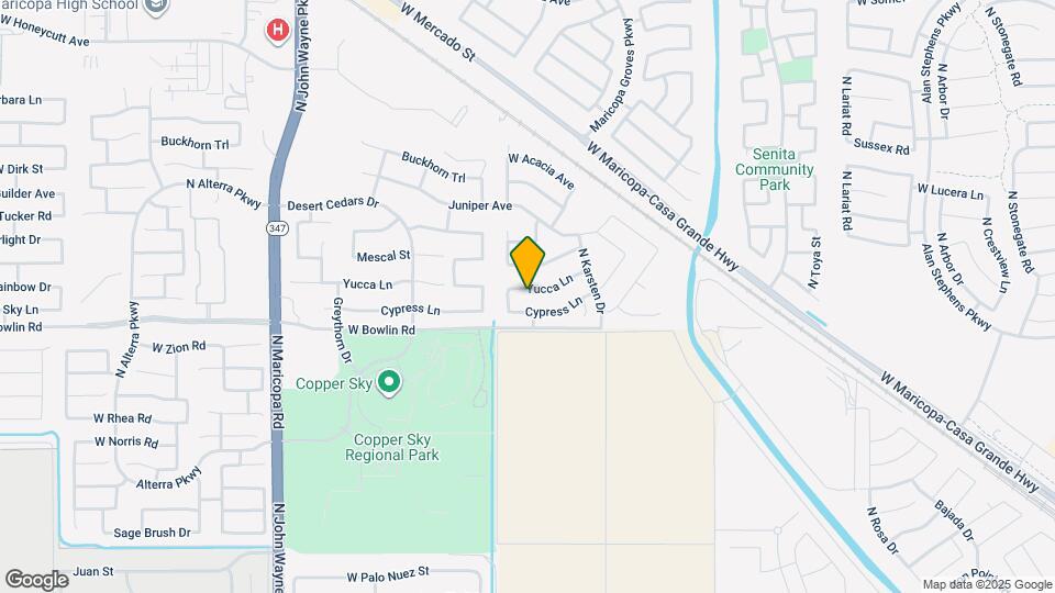 43779 Yucca Ln Map and Location Details