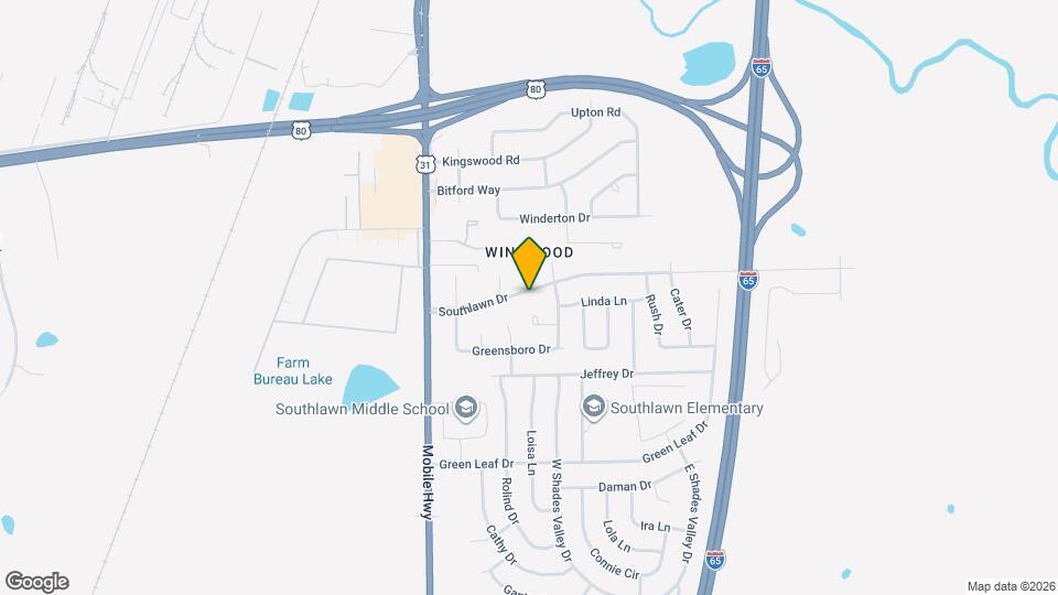 278 Southlawn Dr Map and Location Details