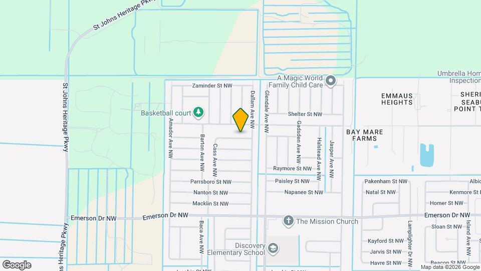 1727 Valcourt St NW Map and Location Details