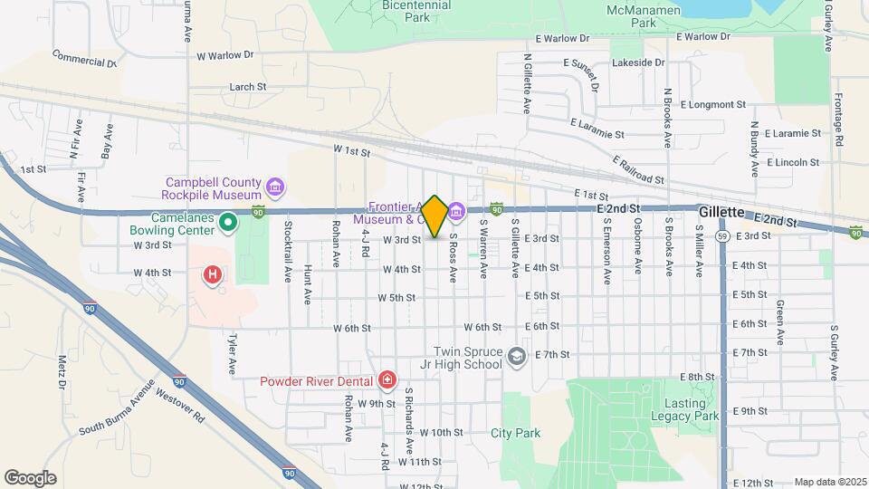 307 W 3rd St Map and Location Details