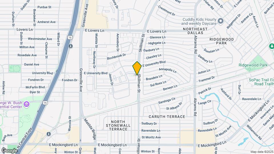 4715 Skillman St Map and Location Details