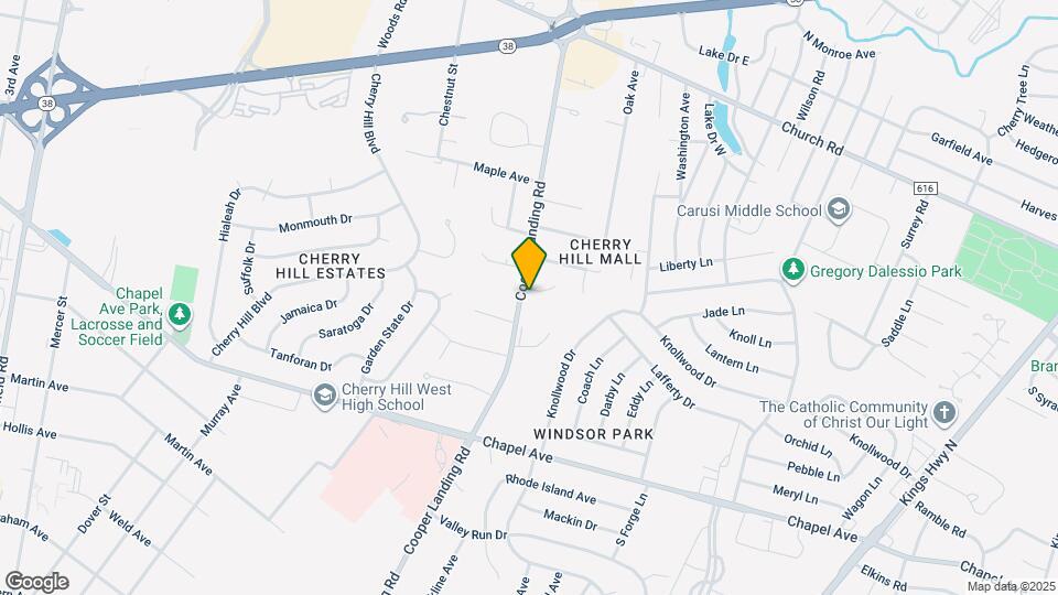 715 Cooper Landing Rd Map and Location Details