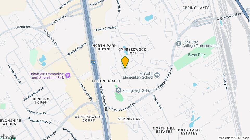 603 Cypresswood Estates Ln Map and Location Details