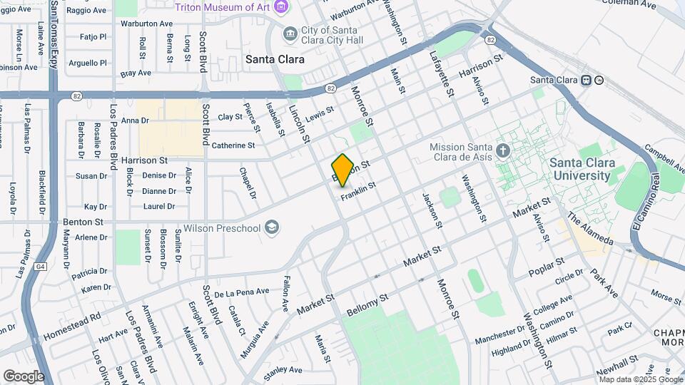 1565 Franklin St Mapa y Detalles de la Ubicación