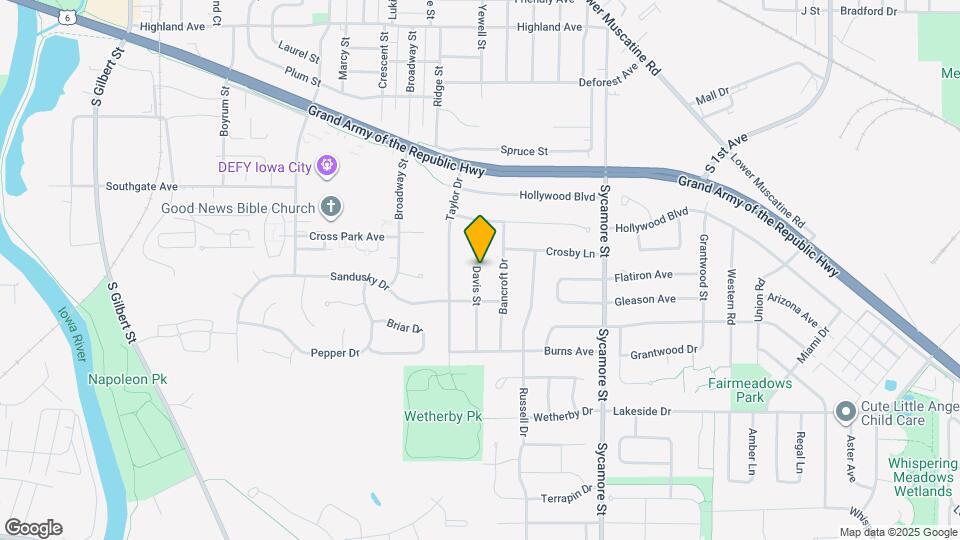 2132 Davis St Map and Location Details