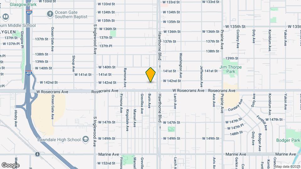 4436 W 142nd St Map and Location Details