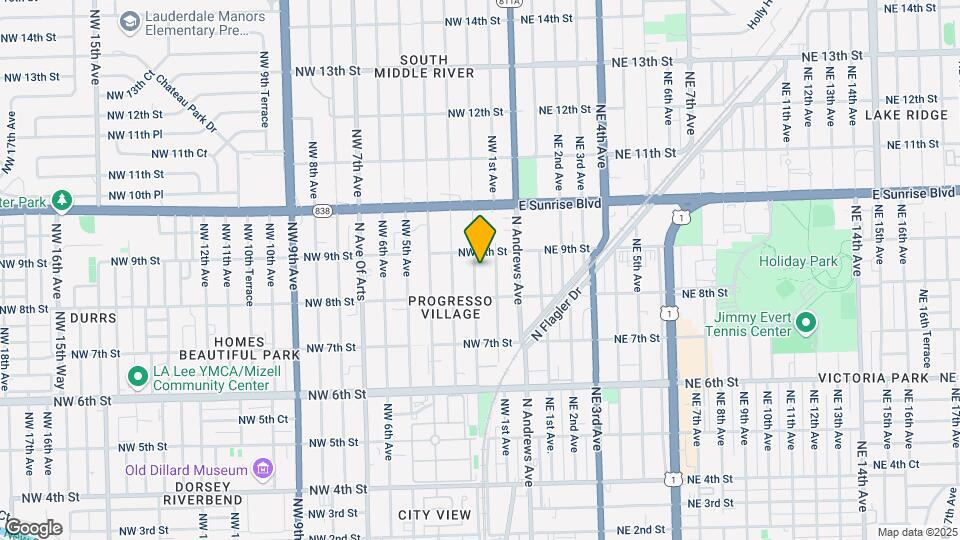 826 NW 2nd Ave Map and Location Details