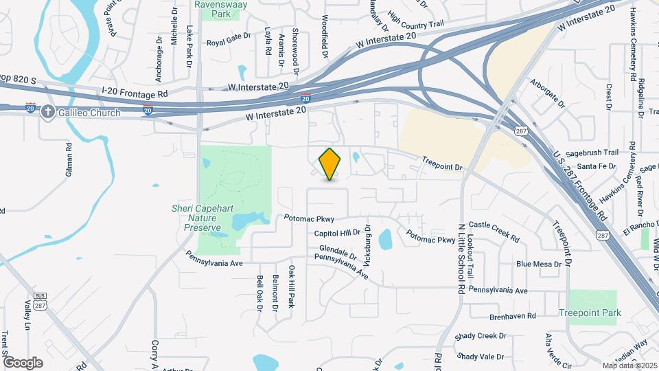 6711 Landover Hills Ln Map and Location Details