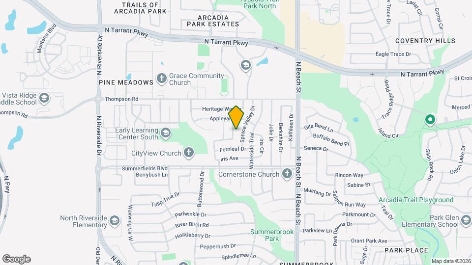 8112 Broken Arrow Rd Map and Location Details