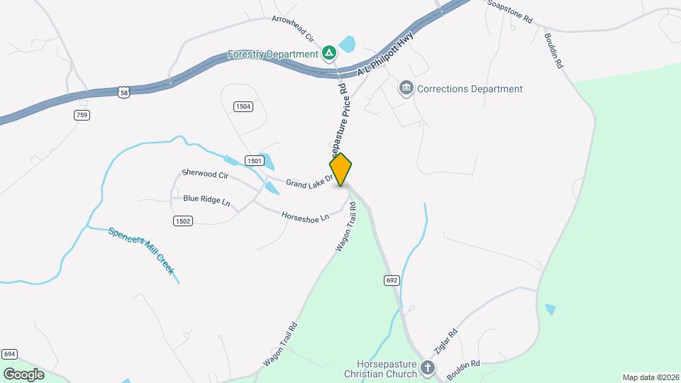 16 Wagon Trail Rd Mapa y Detalles de la Ubicación