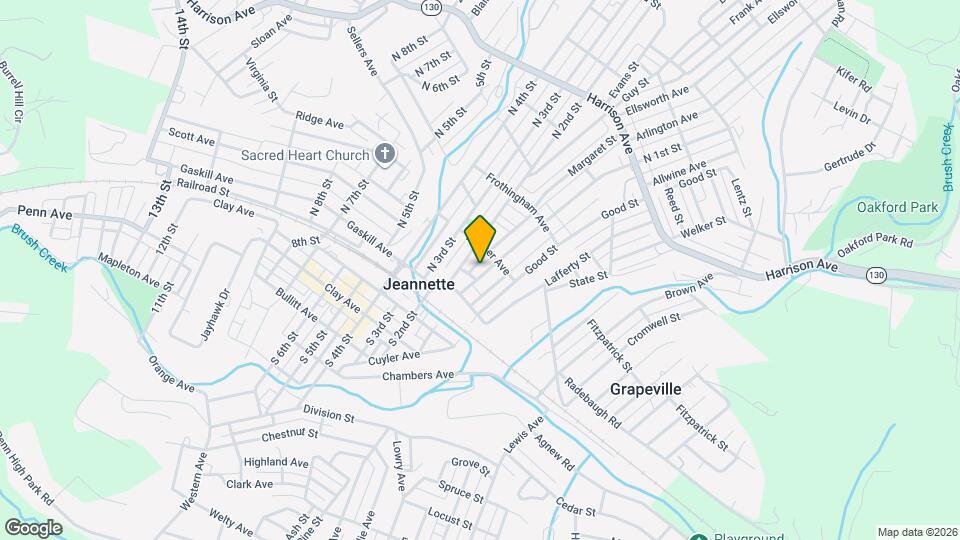 115 N 1st St, Unit 1 Map and Location Details