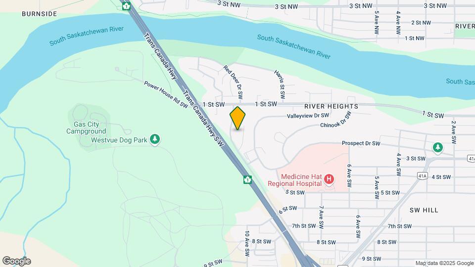245 Red Deer Dr SW Map and Location Details