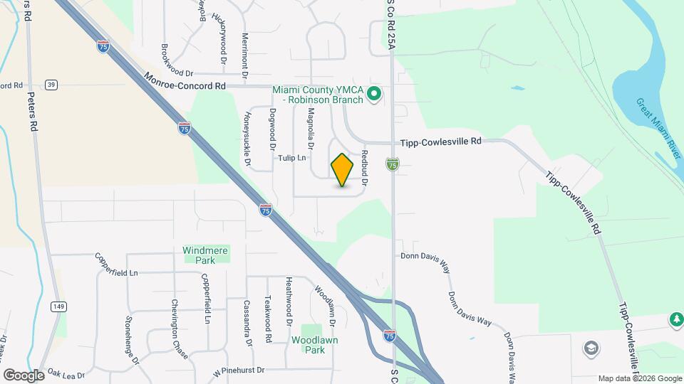 3370 Redbud Dr Mapa y Detalles de la Ubicación